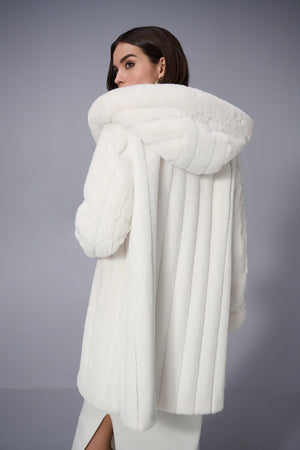 Joseph Ribkoff Fall 2025-253926-1761-Reversible Coat-Vanilla - The Coach Pyramids
