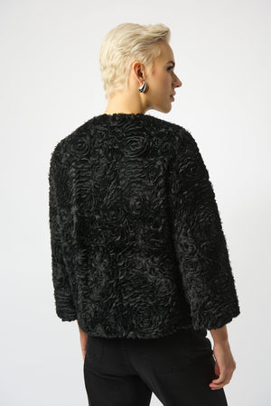 Joseph Ribkoff Fall 2025-253930-11-Jacket-Black - The Coach Pyramids
