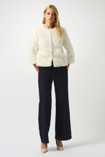 Joseph Ribkoff Fall 2025-253930-1761-Jacket-Vanilla - The Coach Pyramids