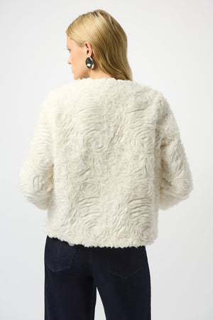 Joseph Ribkoff Fall 2025-253930-1761-Jacket-Vanilla - The Coach Pyramids
