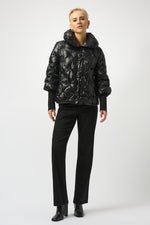 Joseph Ribkoff Fall 2025-253931-11-Coat-Black - The Coach Pyramids