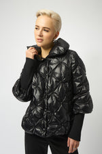 Joseph Ribkoff Fall 2025-253931-11-Coat-Black - The Coach Pyramids