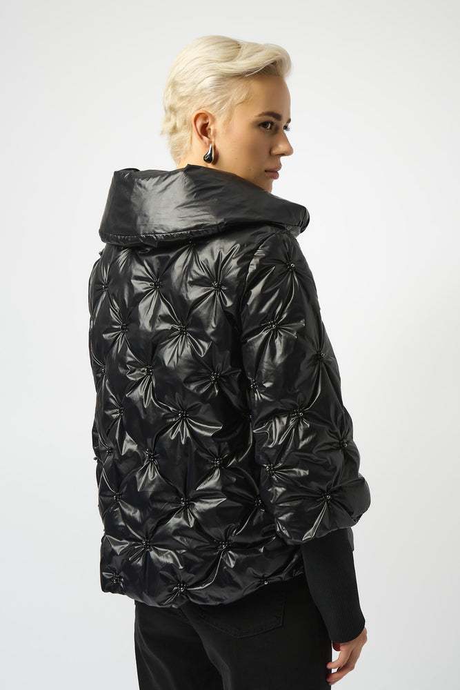 Joseph Ribkoff Fall 2025-253931-11-Coat-Black - The Coach Pyramids