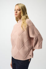 Joseph Ribkoff Fall 2025-253943-3647-Top-Rose - The Coach Pyramids