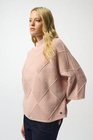 Joseph Ribkoff Fall 2025-253943-3647-Top-Rose - The Coach Pyramids