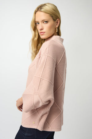 Joseph Ribkoff Fall 2025-253943-3647-Top-Rose - The Coach Pyramids