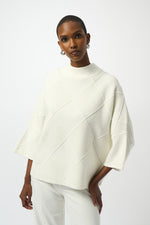 Joseph Ribkoff Fall 2025-253943-3984-Top-Winter White - The Coach Pyramids