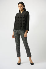 Joseph Ribkoff Fall 2025-253944-11-Blouse-Black - The Coach Pyramids