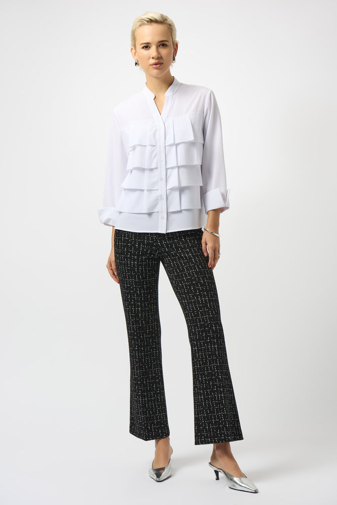 Joseph Ribkoff Fall 2025-253944-3794-Blouse-Optic White - The Coach Pyramids