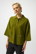 Joseph Ribkoff Fall 2025-253962-4438-Top-Artichoke - The Coach Pyramids