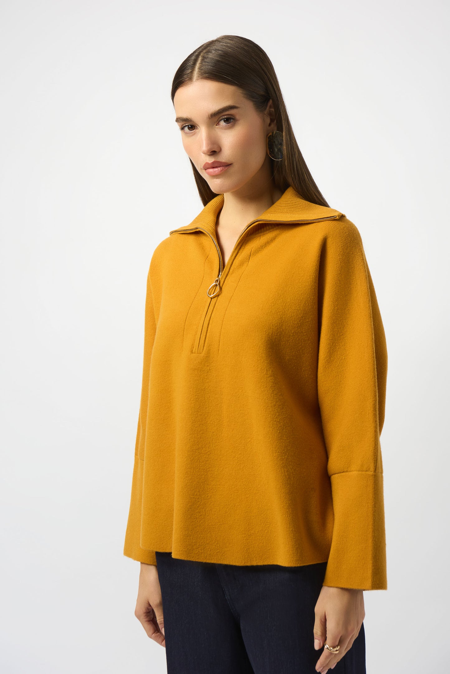 Joseph Ribkoff Fall 2025-253963-3380-Top-Avocado - The Coach Pyramids