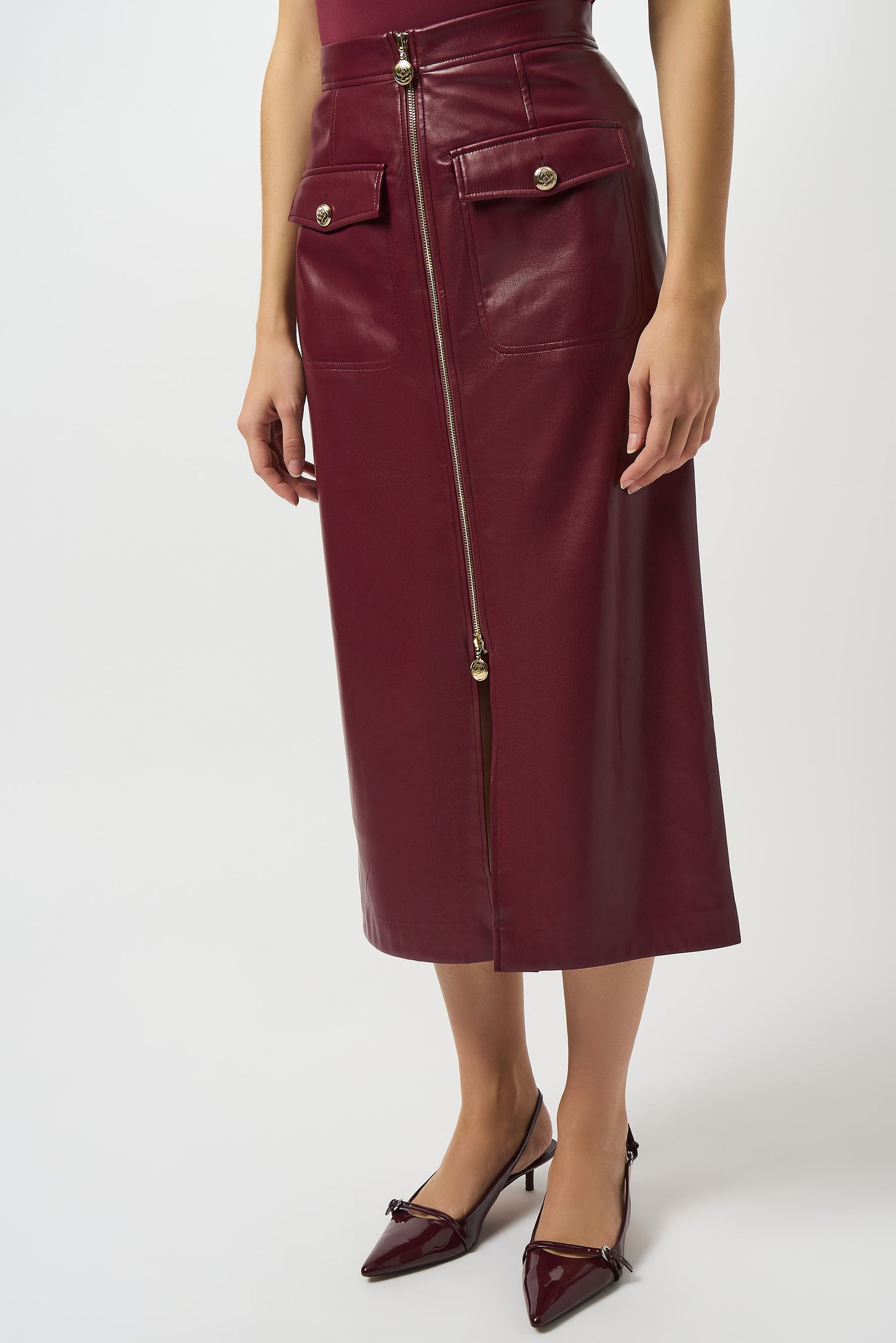 Joseph Ribkoff Fall 2025-253991-11-Skirt-Black - The Coach Pyramids
