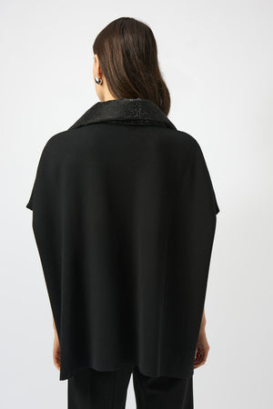 Joseph Ribkoff Fall 2025-253998-11-Jacket-Black - The Coach Pyramids