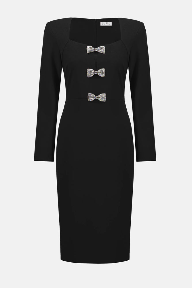 Joseph Ribkoff Winter 2025-254053-11-Dress-Black