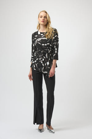 Joseph Ribkoff Winter 2025-254165-178-Tunic-Black Multi