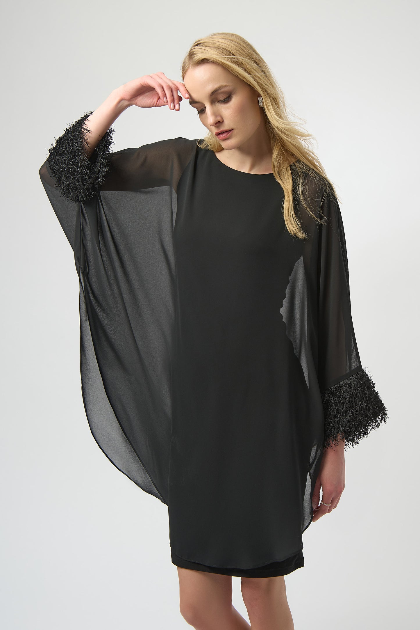 Joseph Ribkoff Winter 2025-254186-11-Dress-Black - The Coach Pyramids