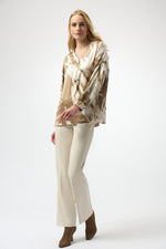 Joseph Ribkoff Winter 2025-254193-2934-Tunic-Beige/Off White - The Coach Pyramids
