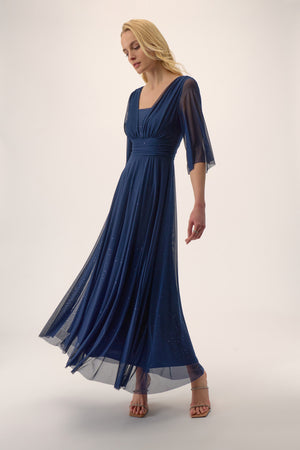 Joseph Ribkoff Winter 2025-254723-51-Dress-Navy - The Coach Pyramids