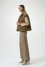 Joseph Ribkoff Winter 2025-254906-4463-Vest-Mink - The Coach Pyramids