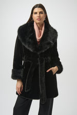 Joseph Ribkoff Winter 2025-254907-11-Coat-Black - The Coach Pyramids