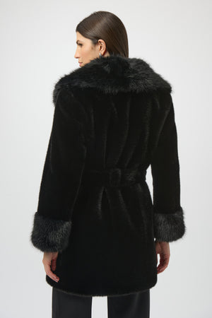 Joseph Ribkoff Winter 2025-254907-11-Coat-Black - The Coach Pyramids