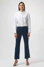 Joseph Ribkoff Winter 2025-254917-3302-Pant-Dark Denim Blue - The Coach Pyramids