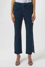 Joseph Ribkoff Winter 2025-254917-3302-Pant-Dark Denim Blue - The Coach Pyramids