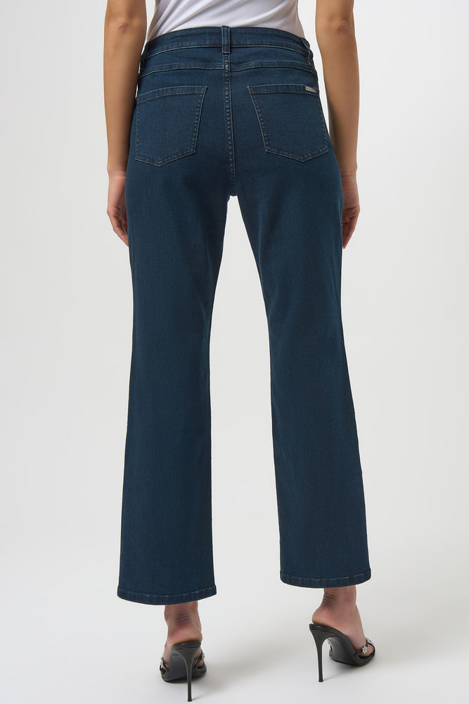 Joseph Ribkoff Winter 2025-254917-3302-Pant-Dark Denim Blue - The Coach Pyramids