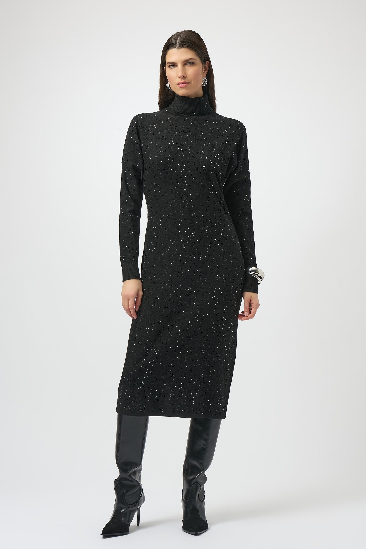 Joseph Ribkoff Winter 2025-254932-11-Dress-Black - The Coach Pyramids