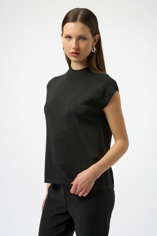 Joseph Ribkoff Winter 2025-254935-278-Top-Black/Black