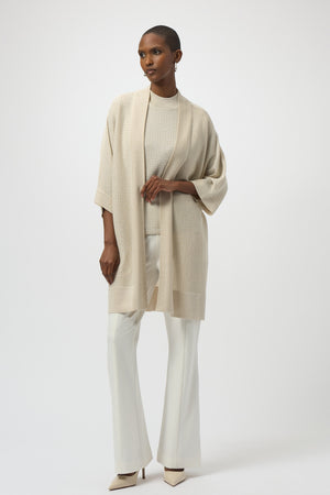 Joseph Ribkoff Winter 2025-254937-4467-Cover Up-Birch/Silver - The Coach Pyramids