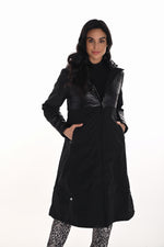 Frank Lyman Fall 2025-254937-100-Woven Coat-Black - The Coach Pyramids