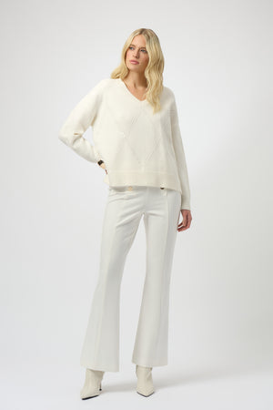 Joseph Ribkoff Winter 2025-254949-3984-Top-Winter White - The Coach Pyramids