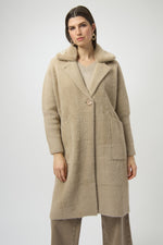 Joseph Ribkoff Winter 2025-254954-4455-Coat-Fawn - The Coach Pyramids