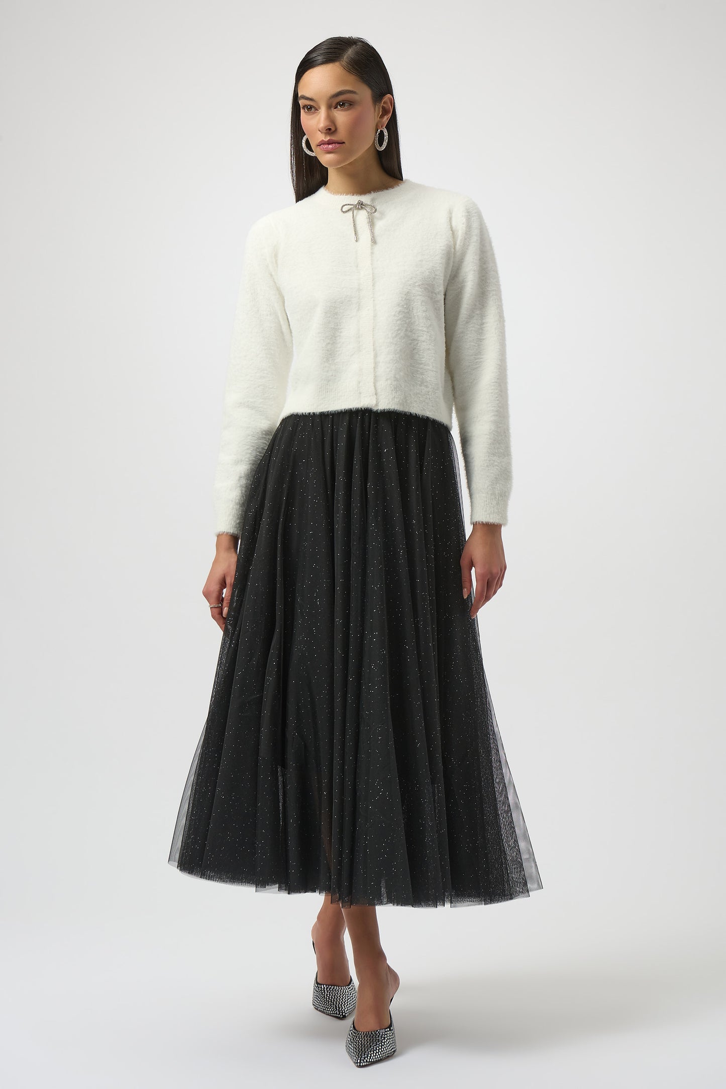 Joseph Ribkoff Winter 2025-254955-3984-Cover Up-Winter White - The Coach Pyramids