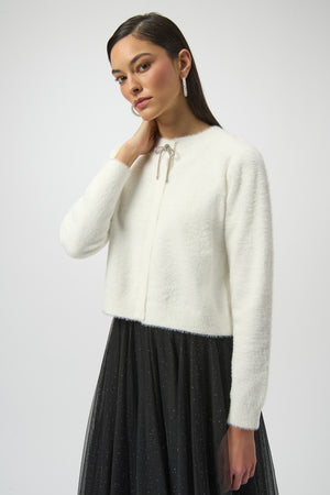 Joseph Ribkoff Winter 2025-254955-3984-Cover Up-Winter White - The Coach Pyramids