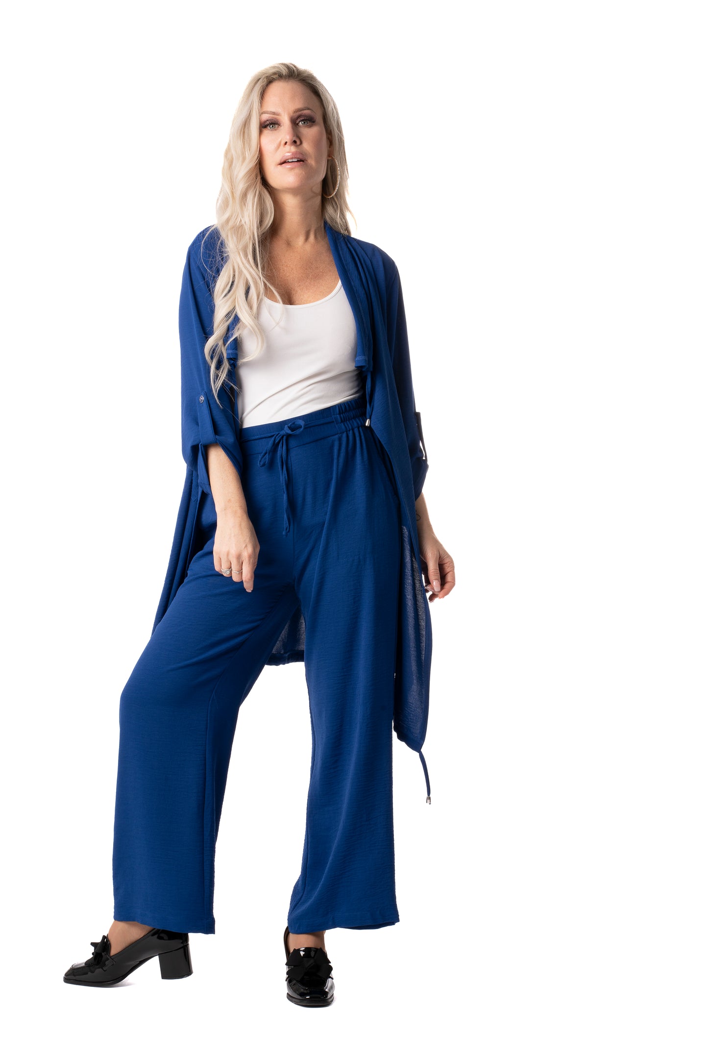 Pure Essence Spring/Summer 2025-256-2373-Pant-Sapphire - The Coach Pyramids