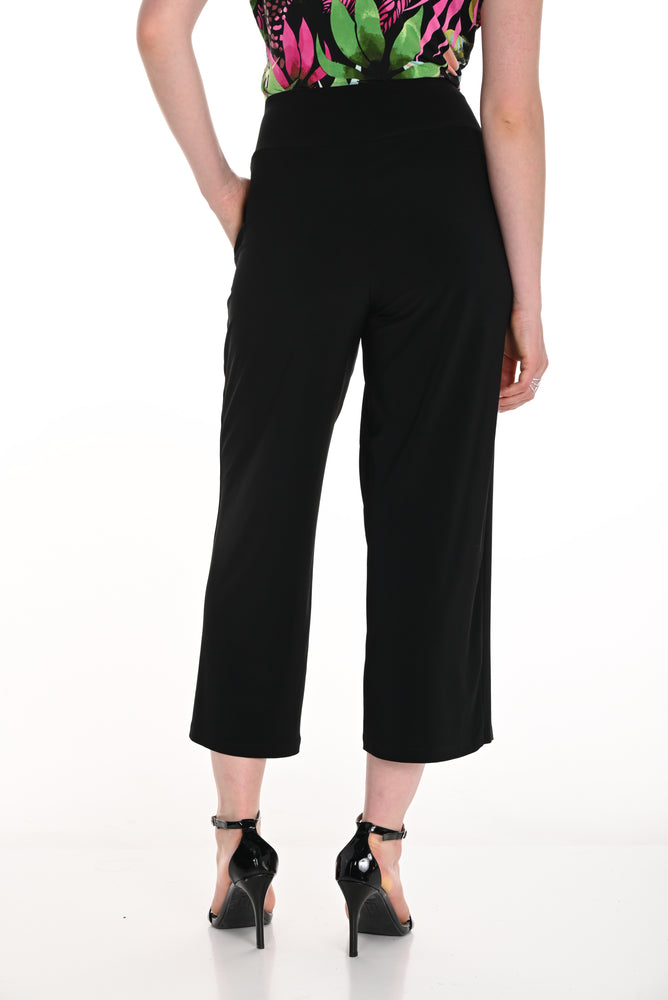 Frank Lyman Spring 2025-256012-100-Knit Pant-Black