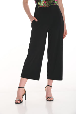 Frank Lyman Spring 2025-256012-100-Knit Pant-Black