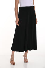 Frank Lyman Fall 2025-256016-100-Knit Skirt-Black - The Coach Pyramids