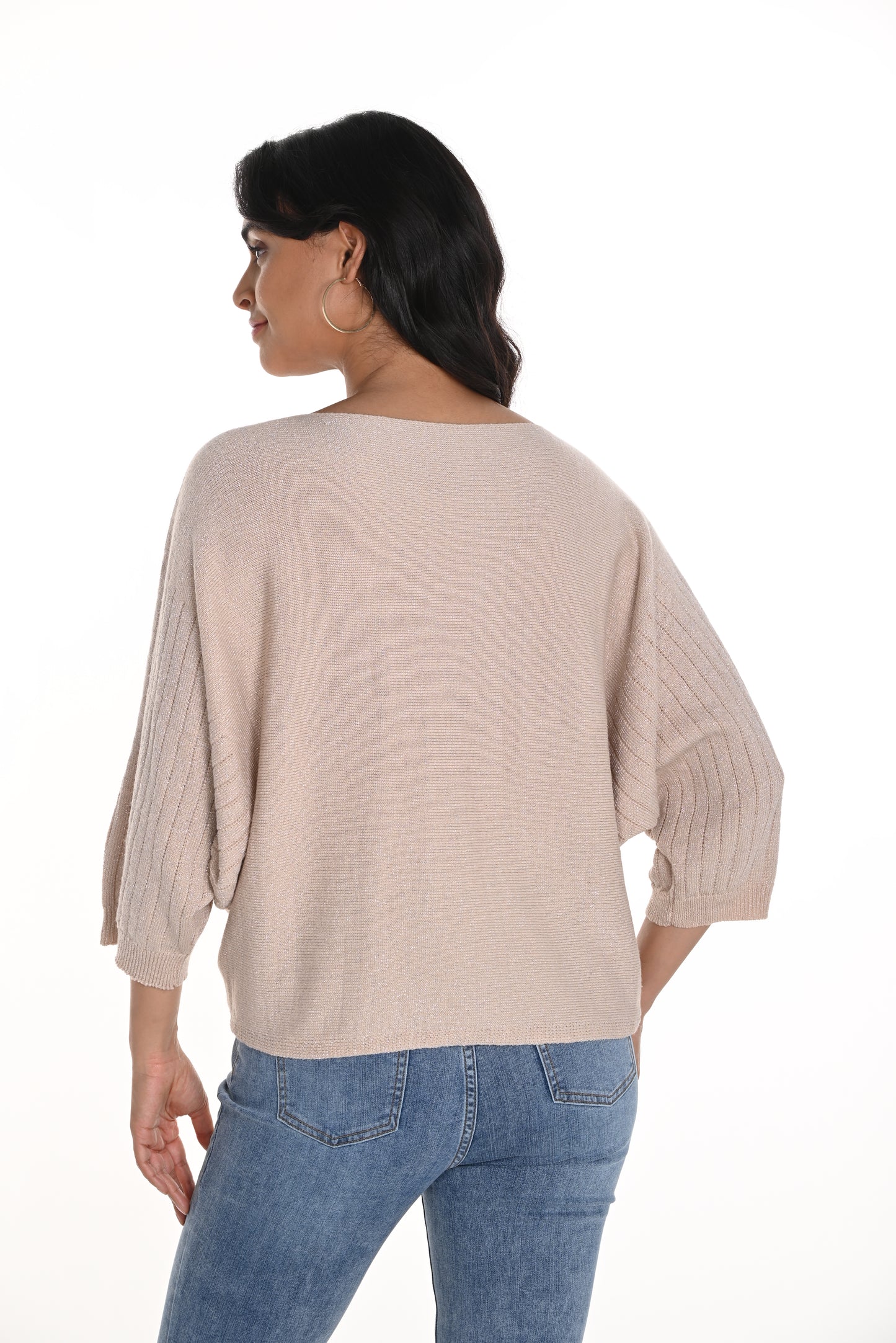 Frank Lyman Spring 2025-256767U-802-Knit Top-Blush - The Coach Pyramids