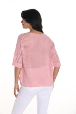 Frank Lyman Spring 2025-256839U-849-Knit Top-Dusty Pink