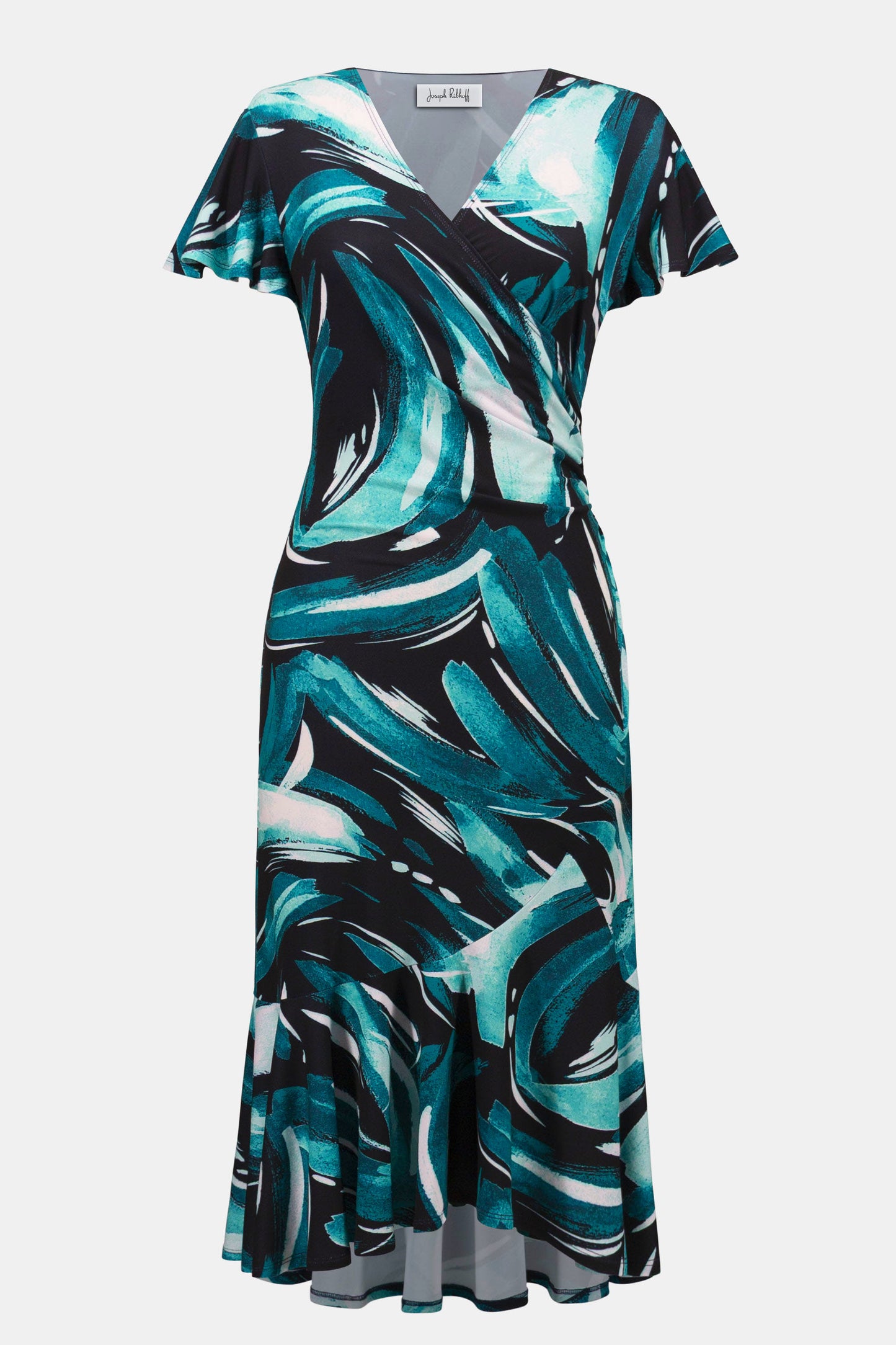 Joseph Ribkoff Spring 2006-261063-3316-Dress-Midnight Blue/Multi - The Coach Pyramids