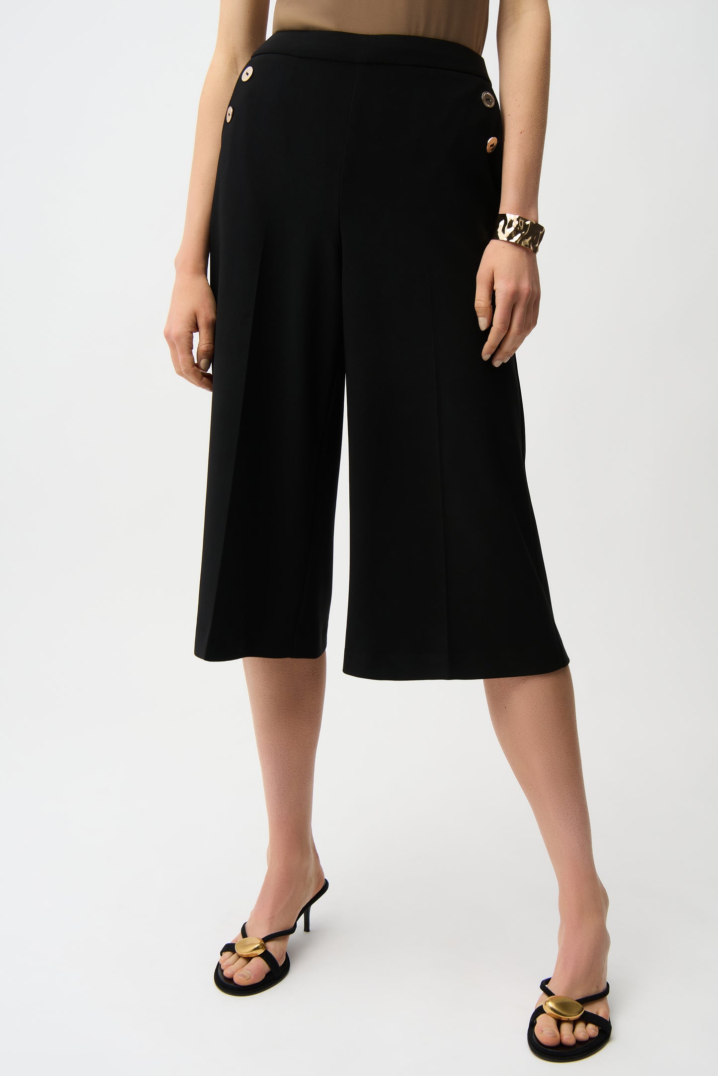 Joseph Ribkoff-261105-11-Pant-Black - The Coach Pyramids