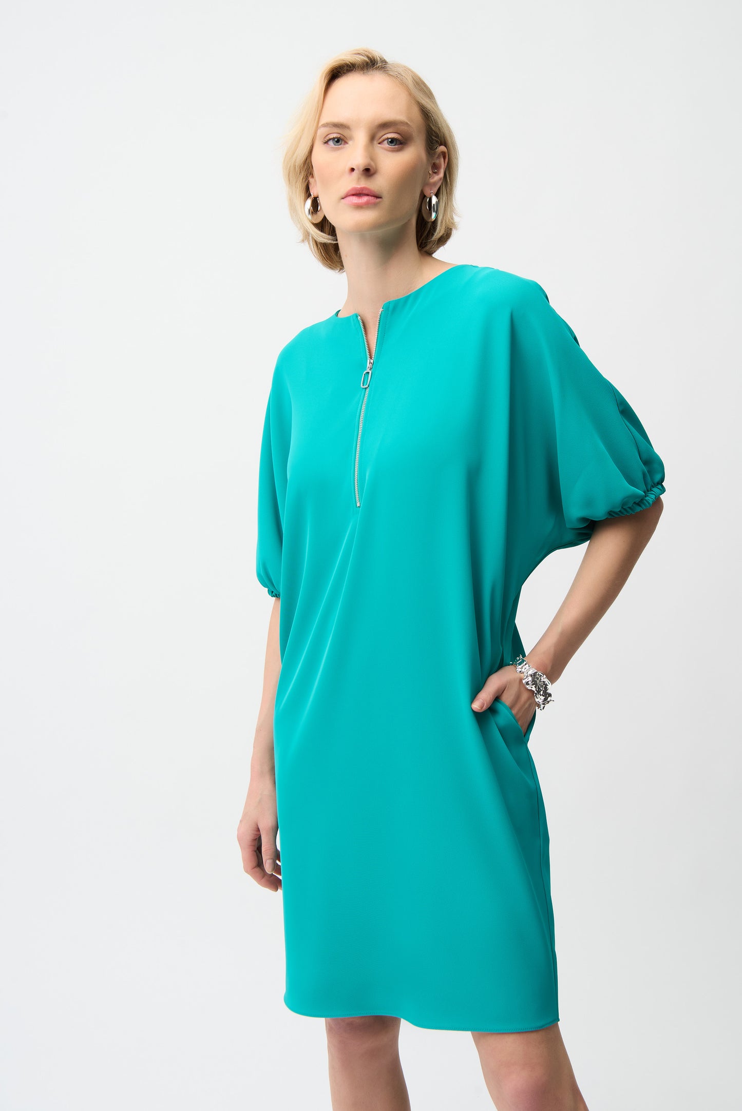 Joseph Ribkoff-261132-4476-Dress-Oceanic - The Coach Pyramids