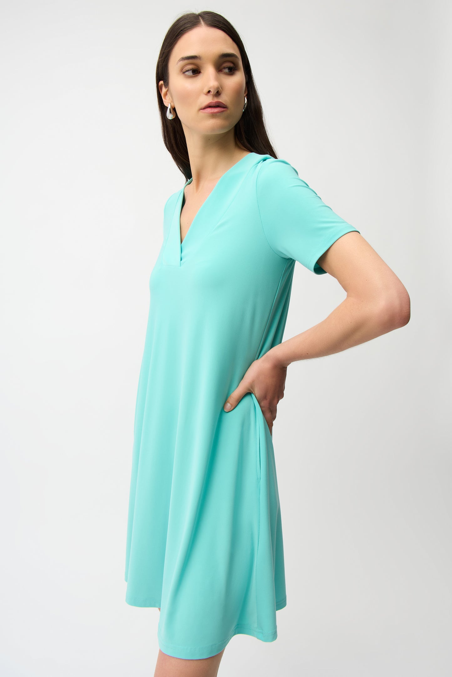 Joseph Ribkoff-261210-4476-Dress-Oceanic - The Coach Pyramids
