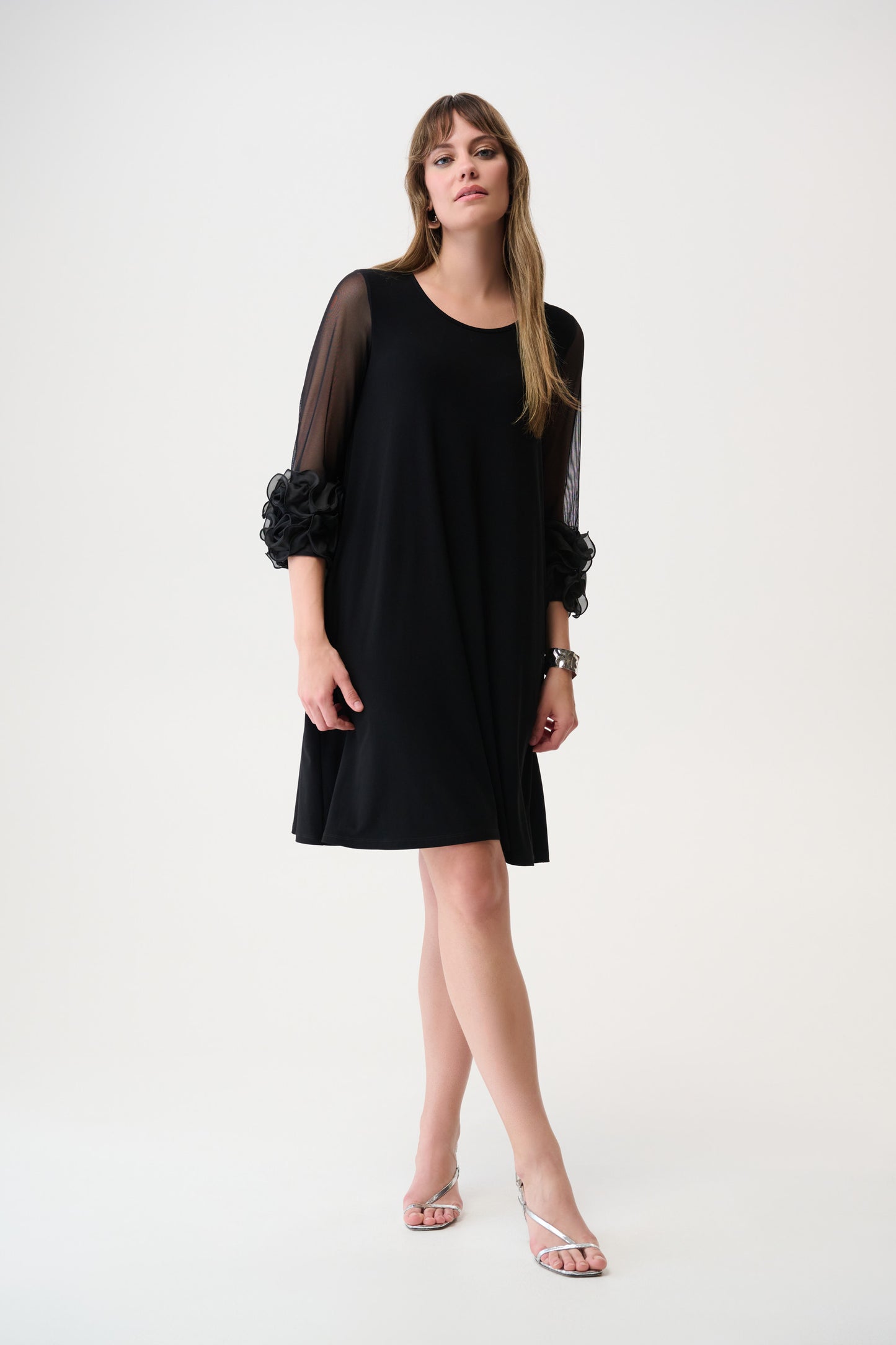 Joseph Ribkoff Spring 2006-261212-11-Dress-Black - The Coach Pyramids