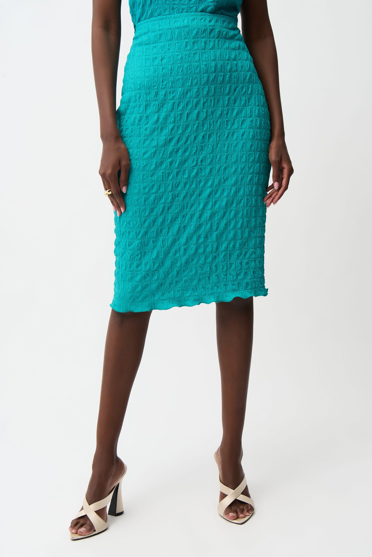 Joseph Ribkoff-261242-2166-Skirt-Midnight Blue - The Coach Pyramids