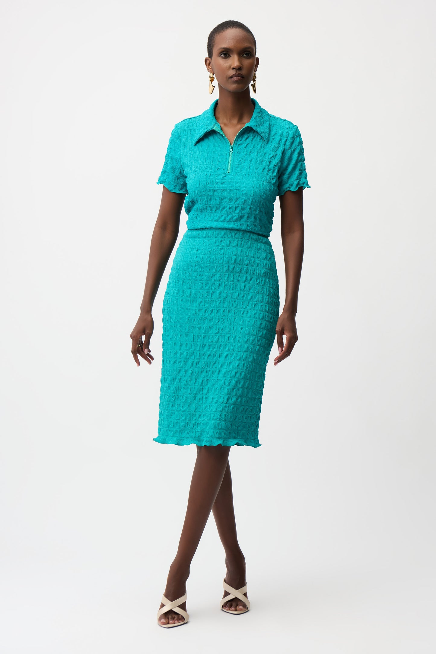 Joseph Ribkoff-261242-2166-Skirt-Midnight Blue - The Coach Pyramids