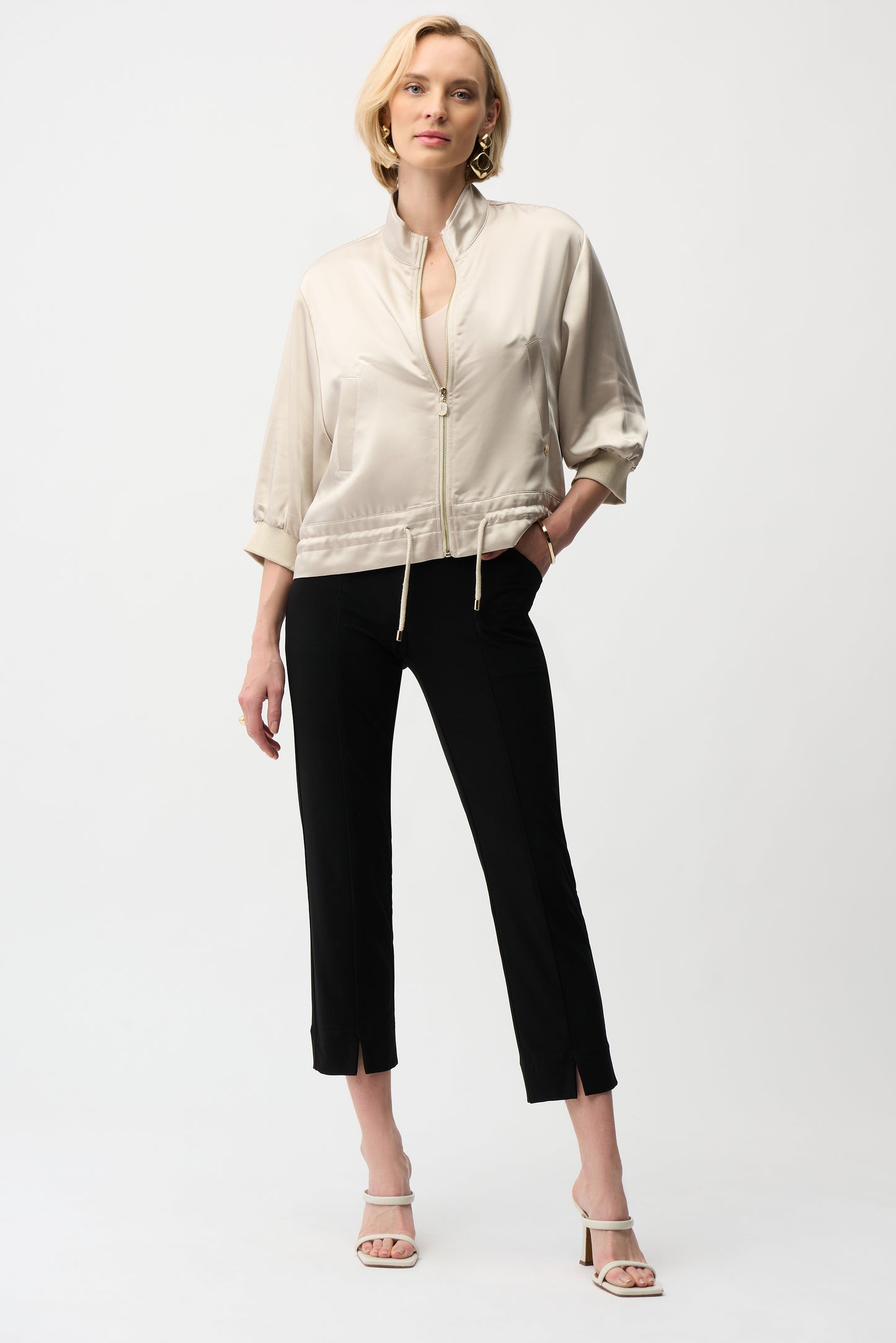 Joseph Ribkoff-261243-11-Pant-Black - The Coach Pyramids